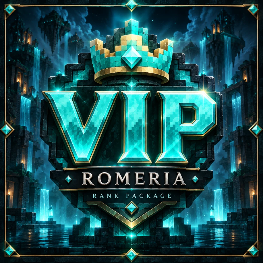 Romeria VIP üyelik paketi — turkuaz taçlı VIP görseli